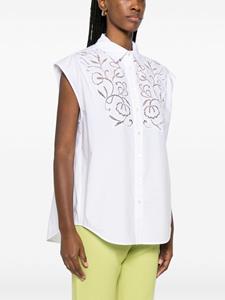 P.A.R.O.S.H. Popeline blouse - Wit
