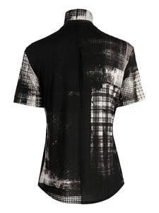 Y's Overhemd met grafische print - Zwart