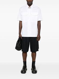 Jil Sander short-sleeve cotton shirt - Wit