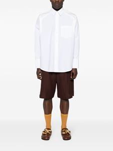 JW Anderson panelled cotton shirt - Wit
