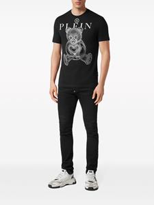 Philipp Plein T-shirt met teddybeerprint - Zwart