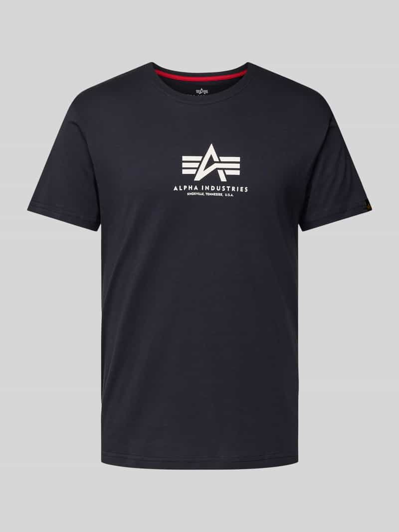Alpha Industries Shirt met ronde hals Basic T ML