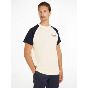 Tommy Hilfiger Lauren Tipped Cotton Logo T-Shirt - S