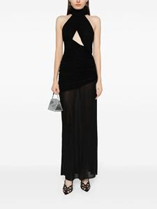 De La Vali Cairo sleeveless maxi dress - Zwart