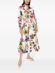 Dolce & Gabbana Blouse met bloemenprint - Beige
