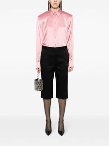 Magda Butrym long-sleeve silk shirt - Roze