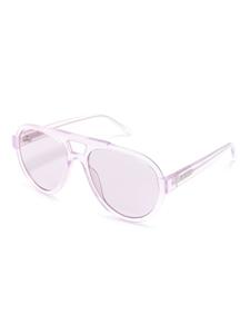 Linda Farrow Jurgen navigator-frame sunglasses - Paars