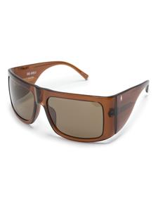 Linda Farrow x The Attico Andre oversize-frame sunglasses - Bruin