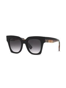 Burberry Eyewear Kitty zonnebril met vierkant montuur - Zwart
