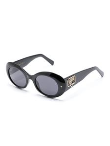 Chiara Ferragni CF 7004/S 807IR zonnebril met ovaal montuur - Zwart