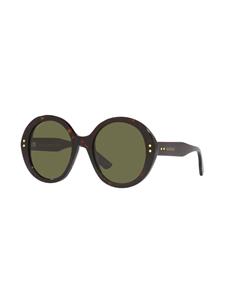 Gucci Eyewear Zonnebril met rond montuur - 1800D1 Brown