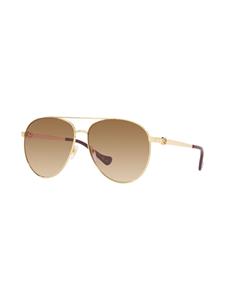 Gucci Eyewear Zonnebril met piloten montuurr - 2300I1 Gold