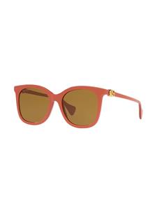 Gucci Eyewear Interlocking G zonnebril met vierkant montuur - 3500R1 Pink
