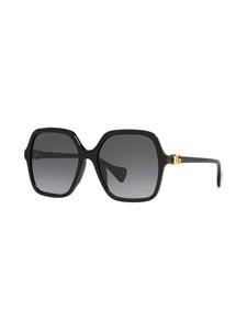 Gucci Eyewear Interlocking G zonnebril met vierkant montuur - 1100A1 Black