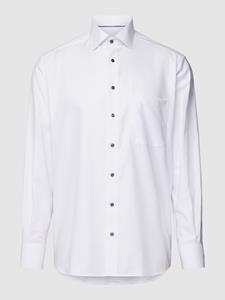 ETERNA Mode GmbH COMFORT FIT Hemd in weiß strukturiert