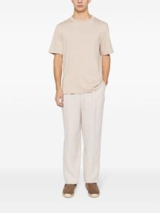 Brunello Cucinelli mélange-effect T-shirt - Beige