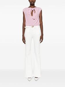 PINKO knotted crepe blouse - Roze