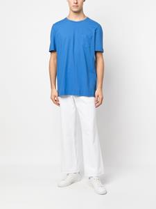 Massimo Alba T-shirt met borstzak - Blauw