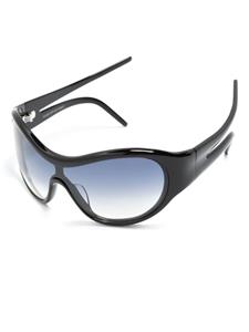 Christopher Esber Uma 98 wraparound-frame sunglasses - Zwart