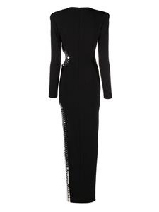 NISSA Maxi-jurk met pailletten - Zwart
