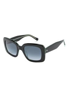 Kate Spade Bellamys zonnebril met rechthoekig montuur - Zwart