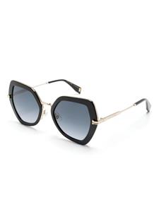 Marc Jacobs Eyewear Zonnebril met vlinder montuur - Zwart