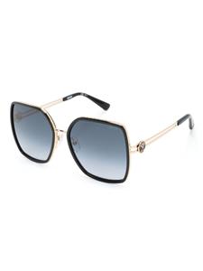 Moschino Eyewear Mos 096S zonnebril met vierkant montuur - Zwart