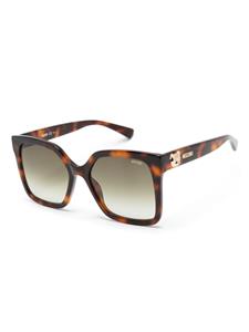 Moschino Eyewear Mos 123S zonnebril met vierkant montuur - Bruin