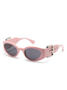 Moschino Eyewear oval-frame buckle-detail sunglasses - Roze