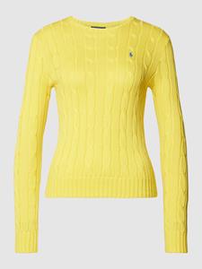 Polo Ralph Lauren Gebreide pullover met kabelpatroon, model 'JULIANNA'