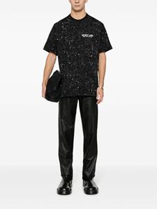 Helmut Lang constellation-print cotton T-shirt - Zwart