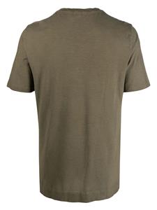 Massimo Alba T-shirt met borstzak - Groen