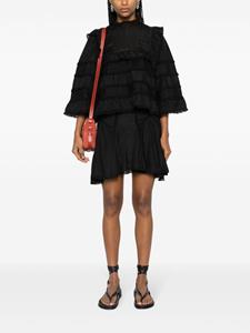 ISABEL MARANT Zalmara lace-panelling blouse - Zwart