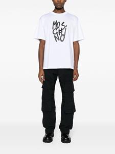Moschino logo-print cotton T-shirt - Wit
