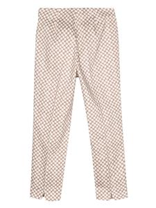 Peserico Iconic Fit high-waisted trousers - Wit