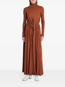 Proenza Schouler Meret maxi-jurk met strikdetail - Bruin