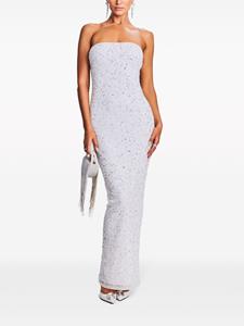 Retrofete Riverly sequin-embellished strapless gown - Wit