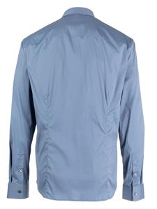 James Perse cotton-blend poplin shirt - Blauw