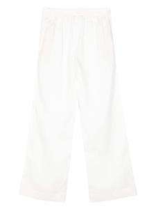 Ermanno Scervino embroidered straight-leg trousers - Wit