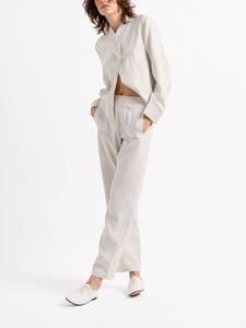 Giorgio Armani high-waisted tapered trousers - Wit