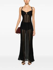 Charo Ruiz Ibiza Yayay lace maxi dress - Zwart