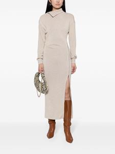 ISABEL MARANT Gemmy asymmetrische maxi-jurk - Beige