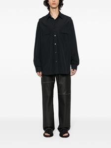 Nanushka Pyjamashirt met klepzak - Zwart