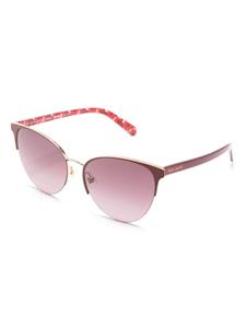 Kate Spade Izara/G/S zonnebril met cat-eye montuur - Rood