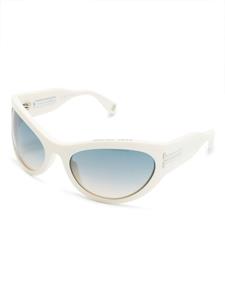 Marc Jacobs Eyewear Icon Wrapped zonnebril met ovalen montuur - Beige