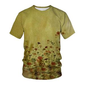 HerSight 3D Print T-shirt Tees O Hals Korte Mouw Top Ademende Man Shirts Lente Zomer Tops Mannen Plus Size TEE