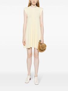 Lisa Yang Gebreide kasjmier mini-jurk - Geel