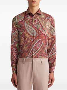 ETRO Overhemd met paisley-print - Rood
