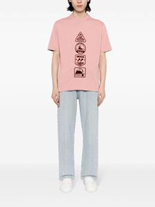 PS Paul Smith T-shirt met grafische print - Roze