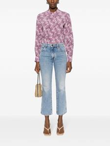 ISABEL MARANT Ilda floral-print shirt - Paars